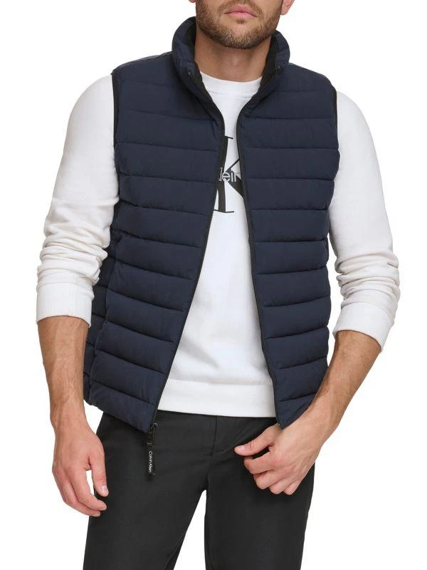 商品Calvin Klein|Stretch Puffer Vest,价格¥684,第5张图片详细描述