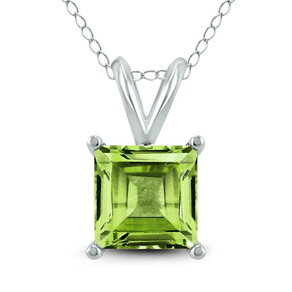 商品SSELECTS|14K  6Mm Square Peridot Pendant,价格¥1842,第1张图片