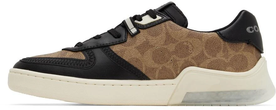 商品Coach|Brown & Black Citysole Court Sneakers,价格¥767,第3张图片详细描述