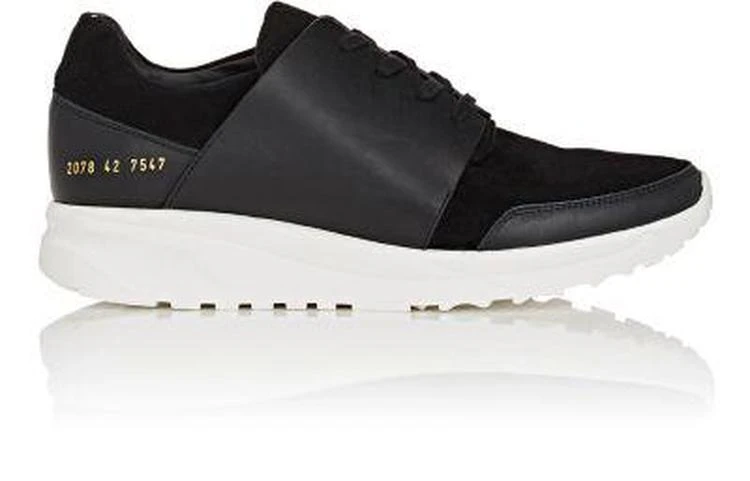 商品Common Projects|Track Suede & Leather Sneakers,价格¥3909,第1张图片