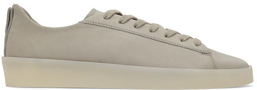 商品Essentials|Gray Tennis Low Sneakers,价格¥1702,第1张图片