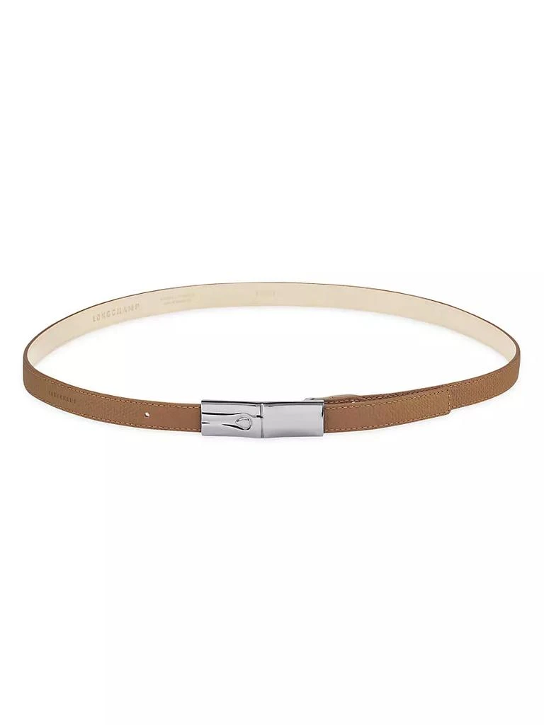 商品Longchamp|Roseau Leather Belt,价格¥1170,第1张图片