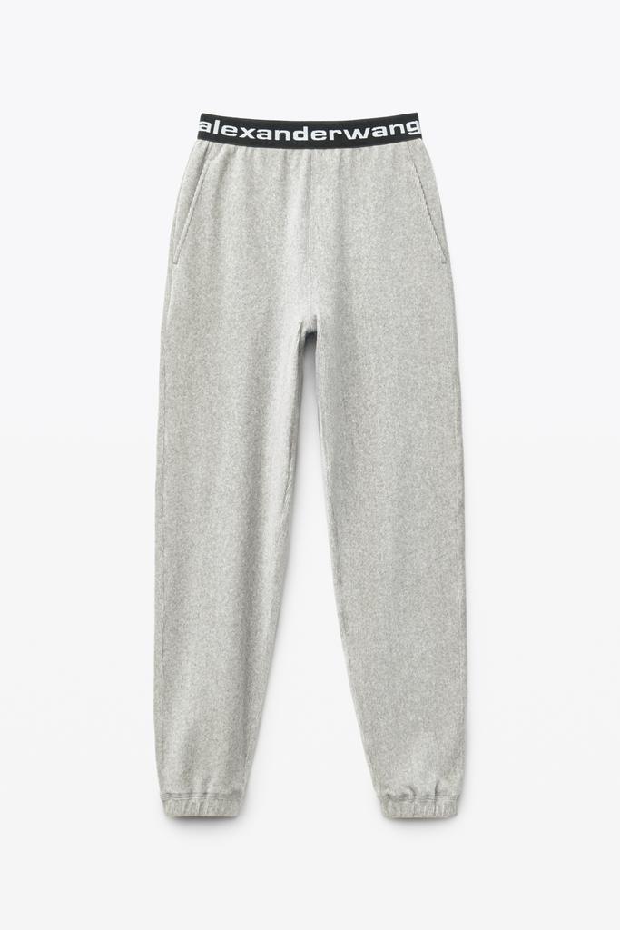 商品Alexander Wang|LOGO ELASTIC JOGGER IN STRETCH CORDUROY,价格¥2207,第5张图片详细描述