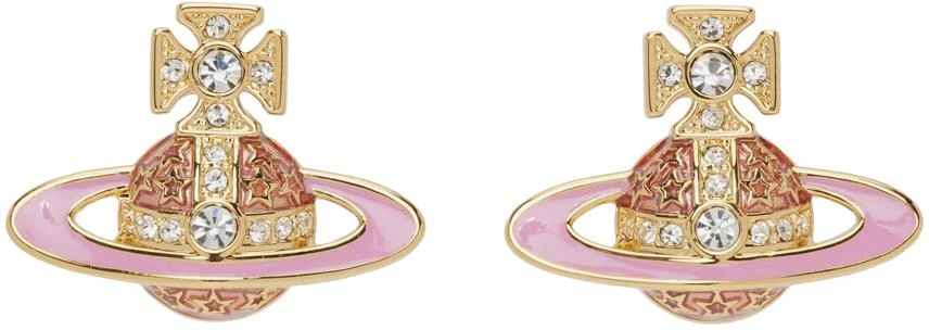 商品Vivienne Westwood|Gold Roxanne Earrings,价格¥951,第1张图片