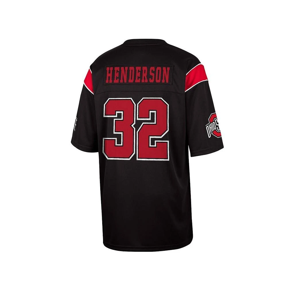 商品Colosseum|Men's TreVeyon Henderson Black Ohio State Buckeyes Fashion Replica Jersey,价格¥751,第2张图片详细描述