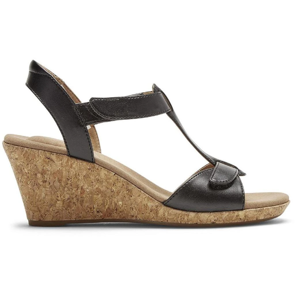 商品Rockport|Rockport Womens Stacie Faux Leather Perforated Ballet Flats,价格¥183,第3张图片详细描述