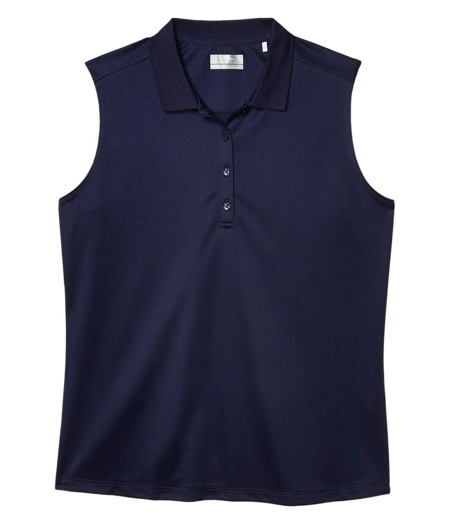 商品Callaway|Sleeveless Essential Solid Knit Polo,价格¥357,第1张图片