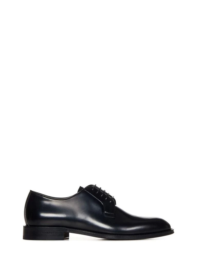 商品DSQUARED2|Dsquared2 D2 Classic Black Derby Shoe,价格¥6073,第1张图片