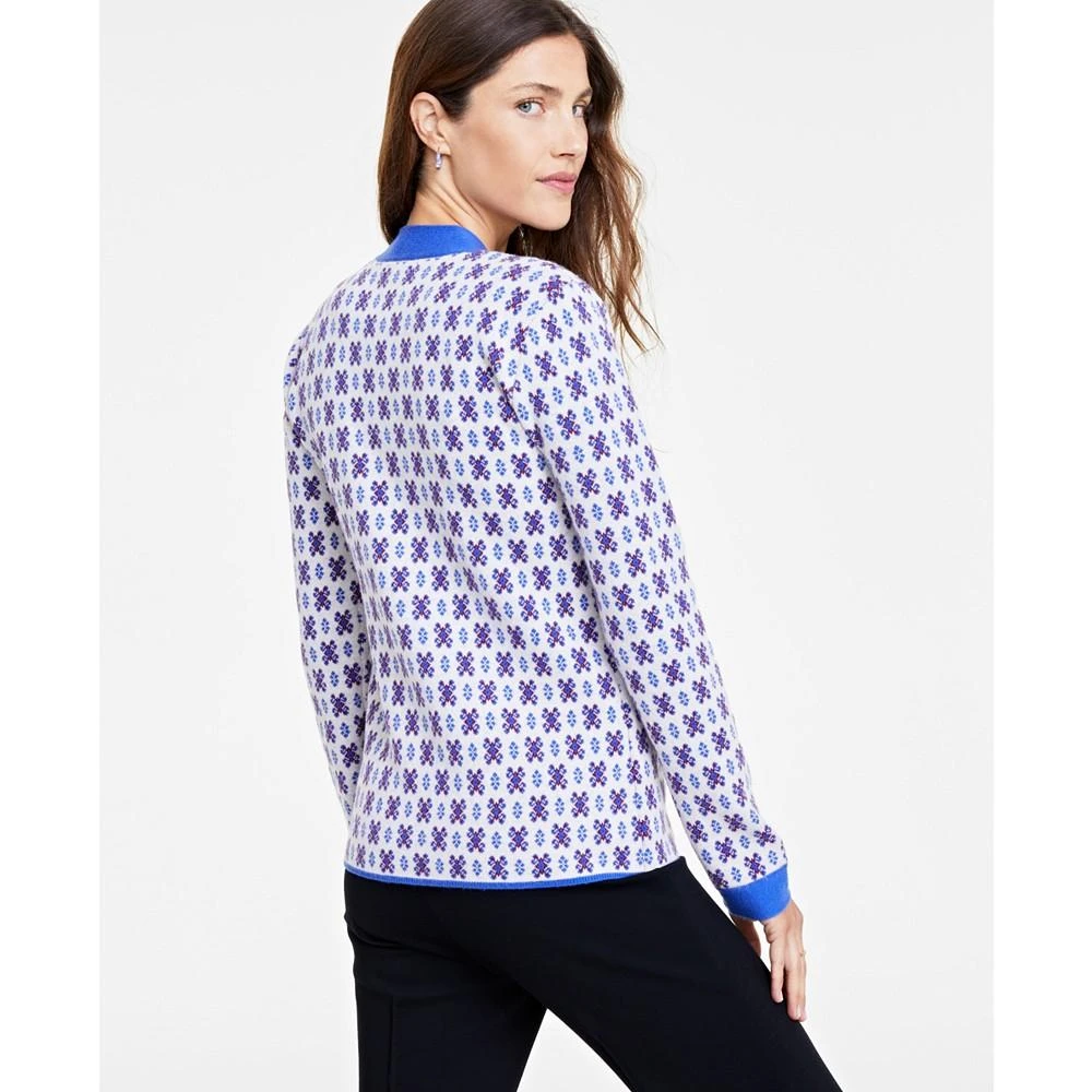 商品On 34th|Women's Jacquard Cardigan, Created for Macy's,价格¥178,第4张图片详细描述