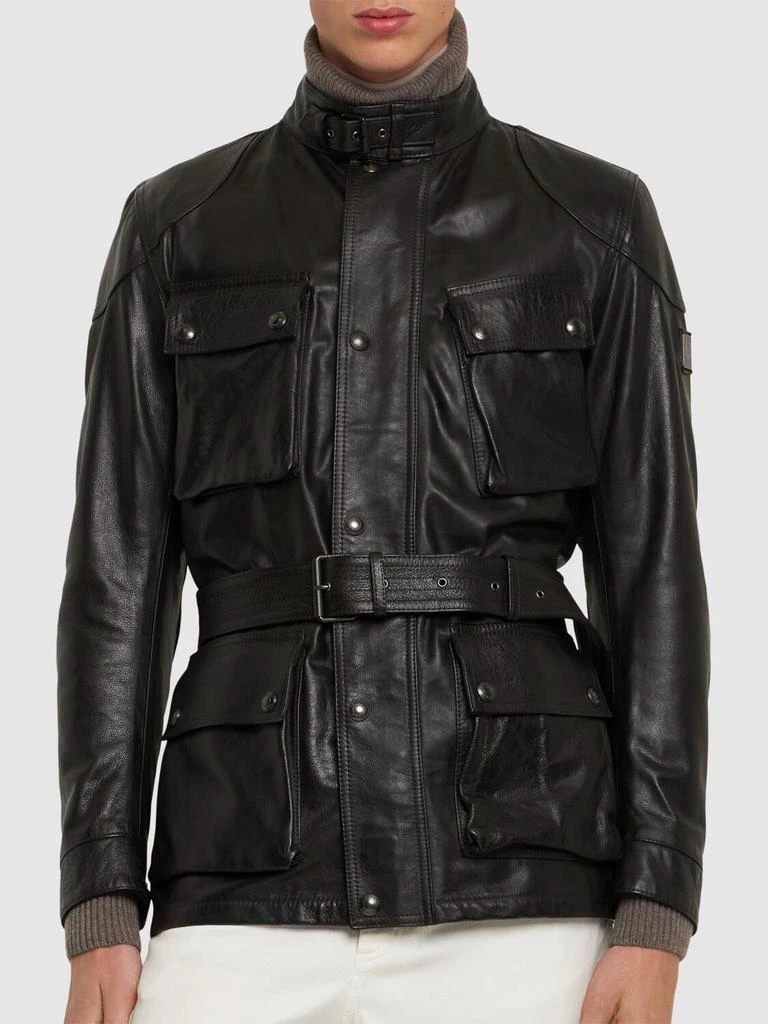 商品BELSTAFF|Trialmaster Panther 2.0 Leather Jacket,价格¥6959,第2张图片详细描述