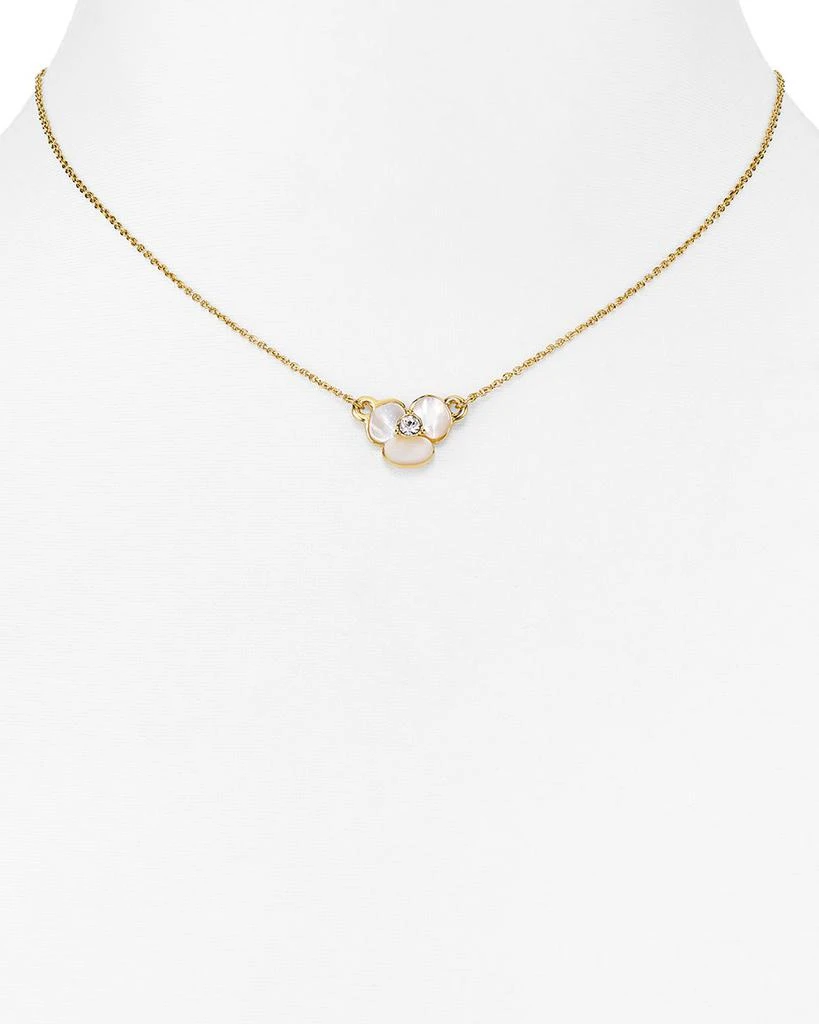 商品Kate Spade|kate spade Mini Floral Pendant Necklace, 14",价格¥433,第1张图片