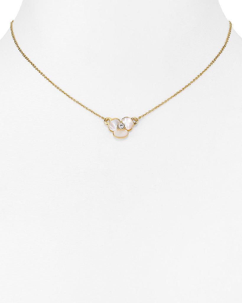 商品Kate Spade|Mini Floral Pendant Necklace, 14",价格¥426,第1张图片