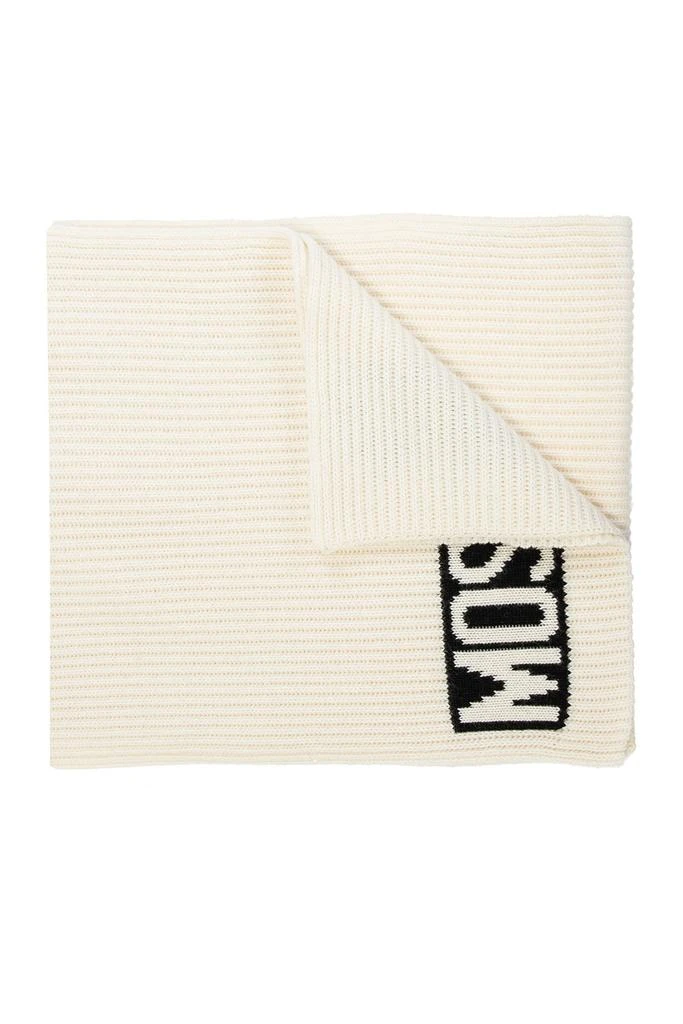 商品Moschino|Moschino Logo Intarsia-Knit Scarf,价格¥702,第1张图片