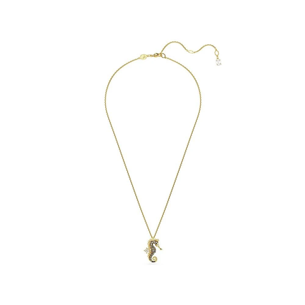 商品Swarovski|Crystal Swarovski Imitation Pearls, Seahorse, Blue, Gold-Tone Idyllia Pendant Necklace,价格¥1315,第4张图片详细描述