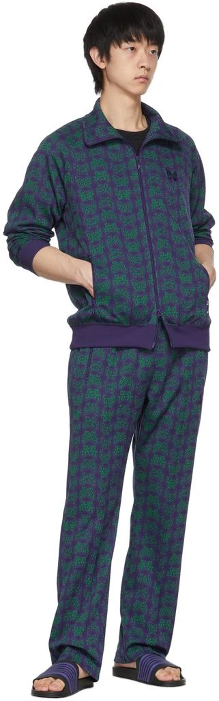 商品Needles|Purple & Green Track Lounge Pants,价格¥878,第4张图片详细描述