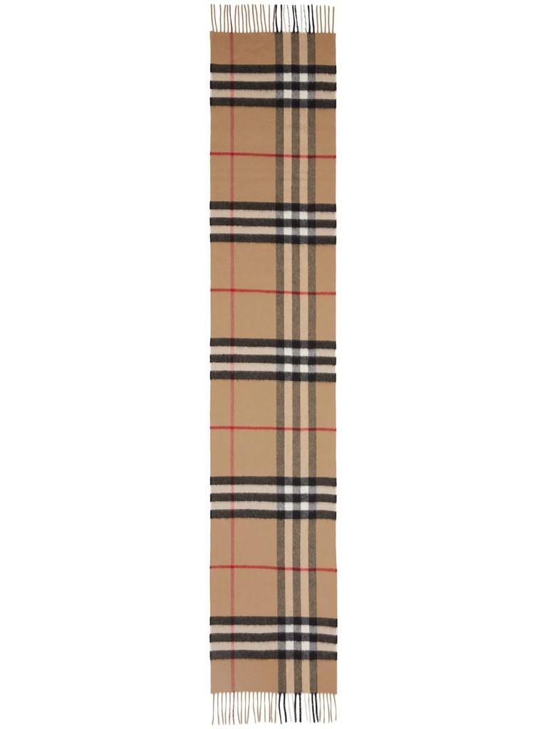 商品Burberry|BURBERRY The Classic Check cashmere scarf,价格¥3909,第6张图片详细描述