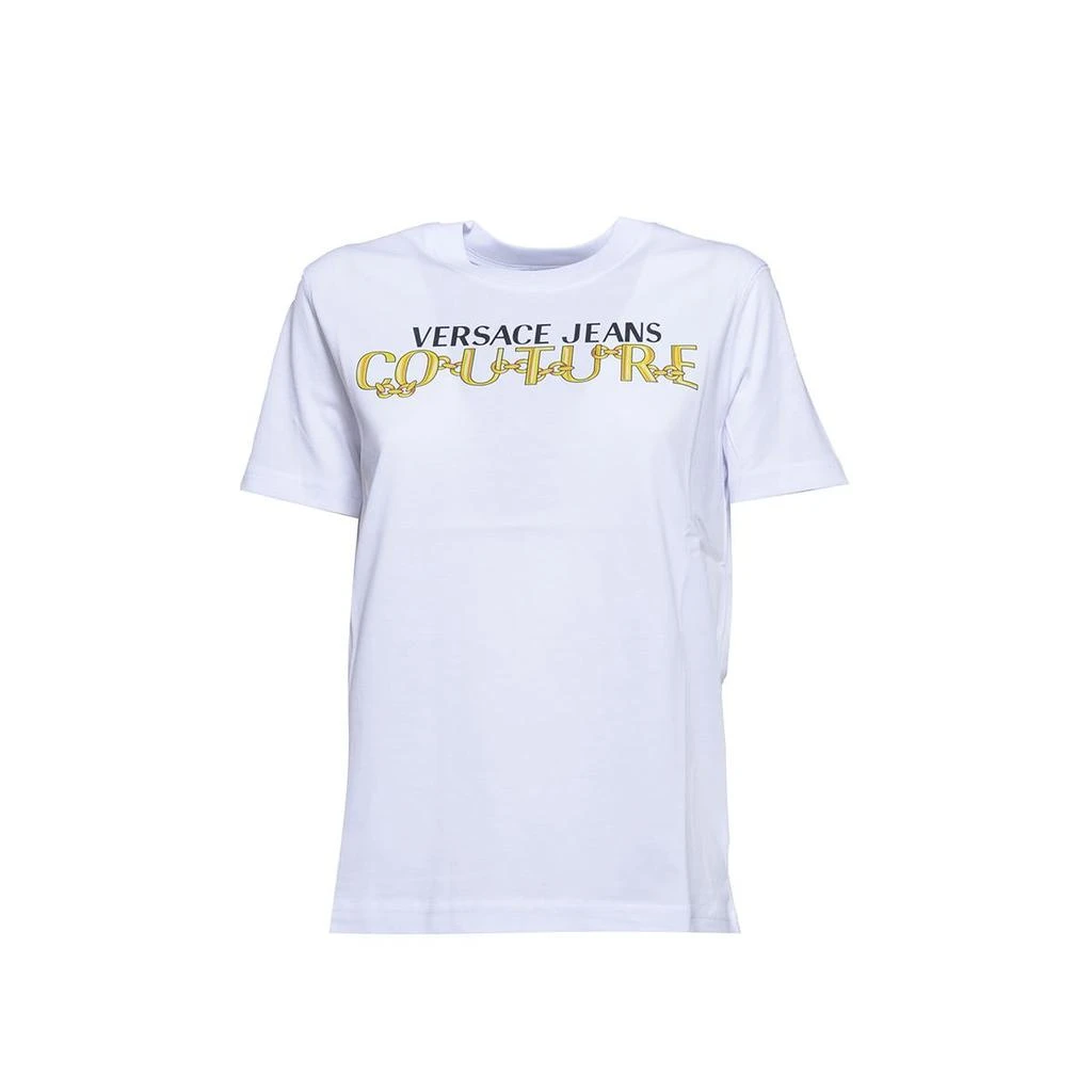 商品Versace|VERSACE JEANS COUTURE T-shirts and Polos White,价格¥978,第1张图片