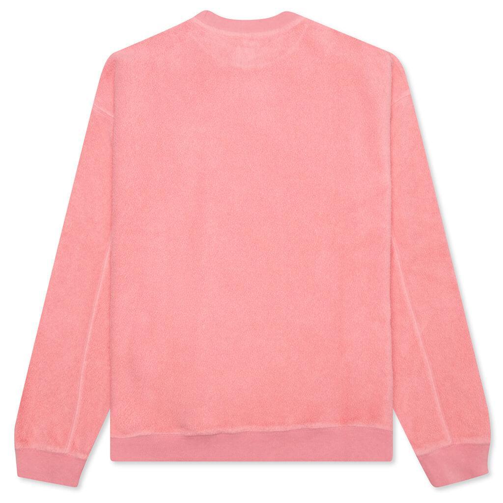 商品Brain Dead|Brain Dead Reverse Fleece Crewneck Sweatshirt - Pink,价格¥708,第4张图片详细描述