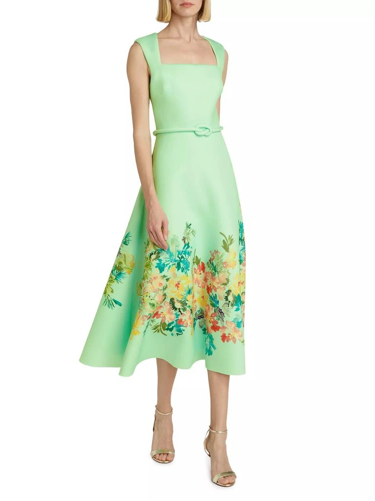 商品Badgley Mischka|Floral Neoprene Cocktail Dress,价格¥1979,第2张图片详细描述