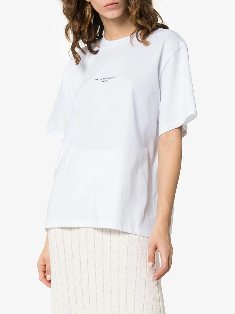 商品Stella McCartney|STELLA MCCARTNEY - Logo Cotton T-shirt,价格¥2466,第3张图片详细描述