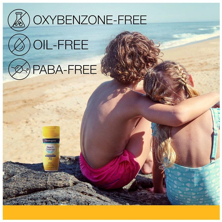 商品Neutrogena|Beach Defense SPF 70 Sunscreen Lotion, Oil-Free,价格¥111,第5张图片详细描述
