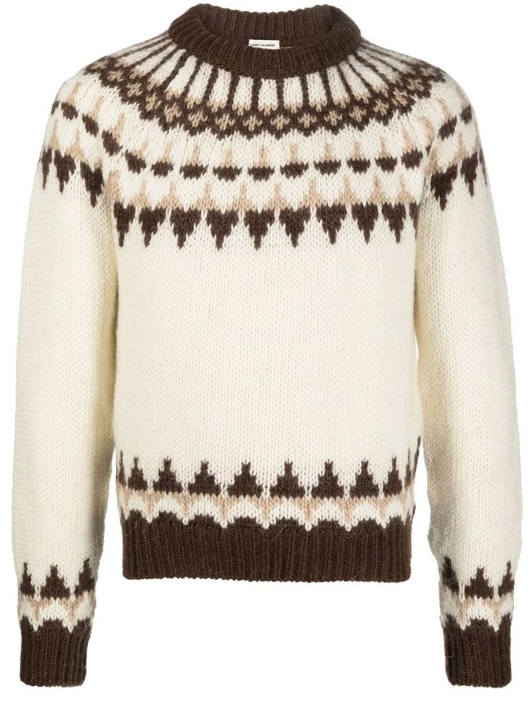 商品Yves Saint Laurent|Wool and mohair sweater,价格¥3916,第1张图片