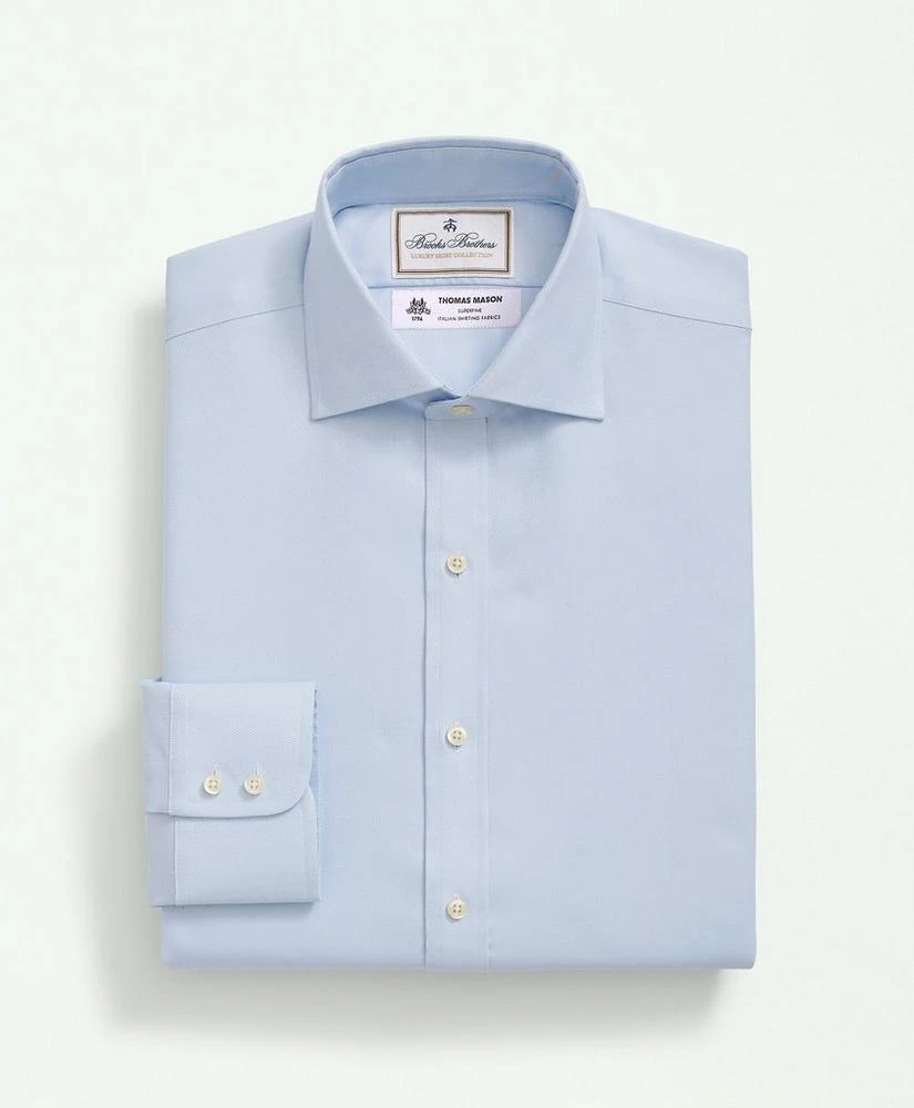 商品Brooks Brothers|Brooks Brothers X Thomas Mason® Cotton Poplin English Collar Dress Shirt,价格¥1546,第4张图片详细描述