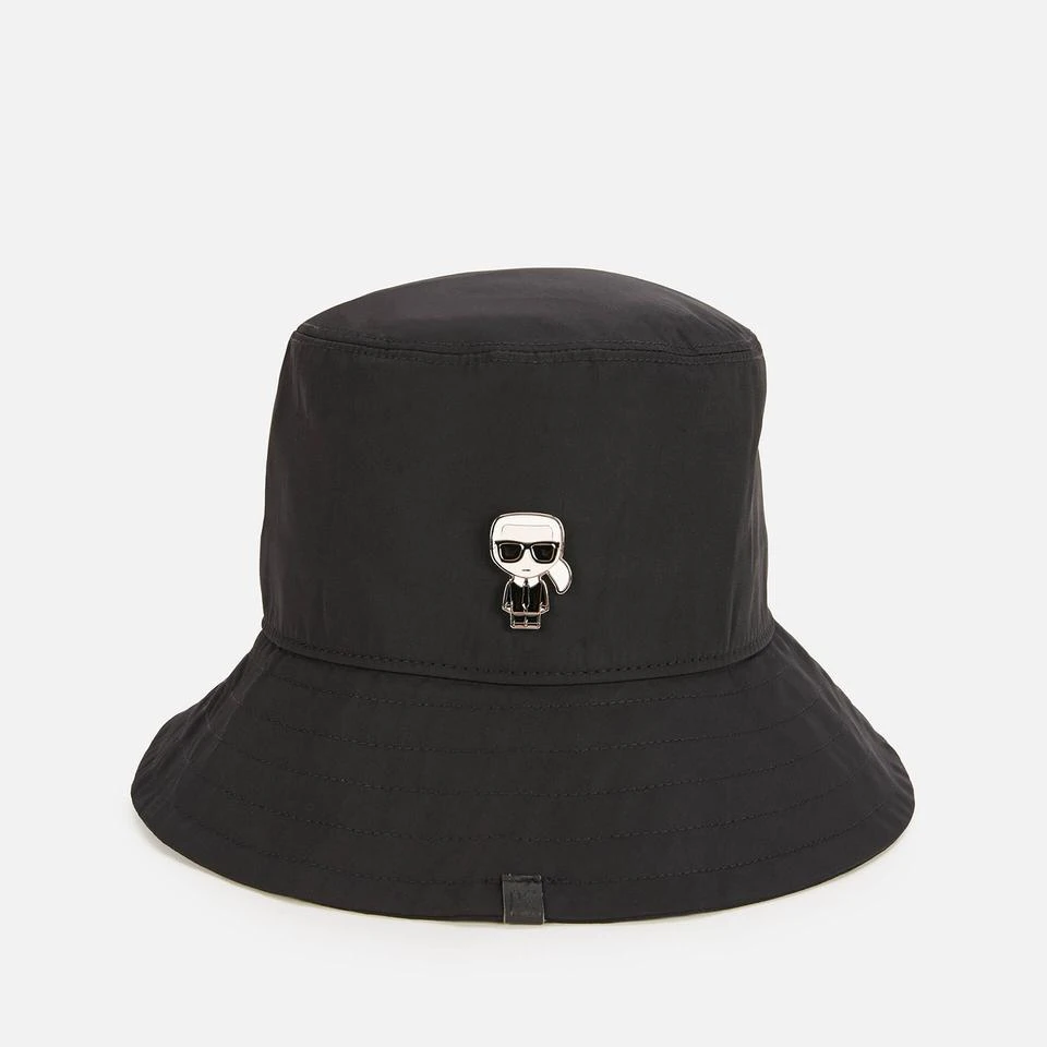 商品Karl Lagerfeld Paris|Karl Lagerfeld Women's K/Ikonik Bucket Hat - Black,价格¥239,第1张图片