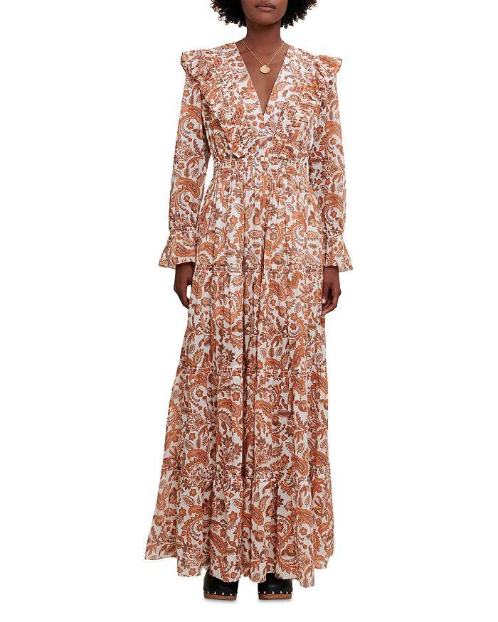 商品Maje|Paisley Print Maxi Dress,价格¥1986,第1张图片