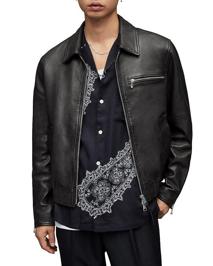 商品ALL SAINTS|Gino Leather Jacket,价格¥4463,第3张图片详细描述