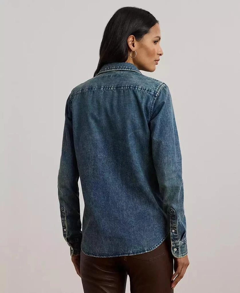 商品Ralph Lauren|Women's Classic-Fit Denim Shirt,价格¥553,第2张图片详细描述