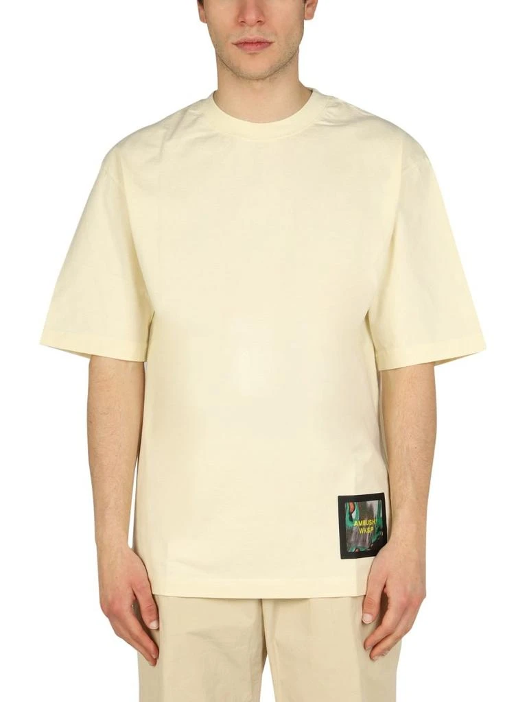 商品Ambush|Ambush Logo Patch Crewneck T-Shirt,价格¥979,第3张图片详细描述