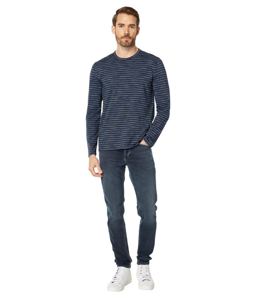 商品Vince|Space Dye Tonal Stripe Long Sleeve Crew,价格¥368-¥458,第6张图片详细描述