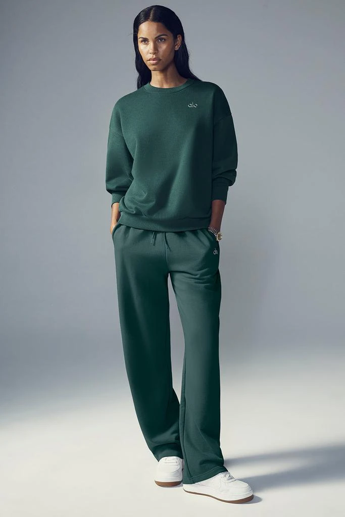 商品Alo|Accolade Straight Leg Sweatpant - Midnight Green,价格¥885,第1张图片