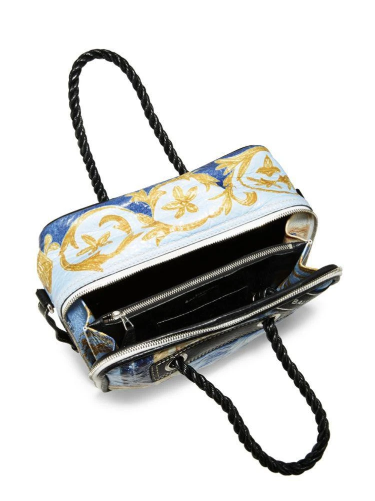商品Balenciaga|Floral Blanket Leather Square Mini Bag,价格¥3931,第2张图片详细描述