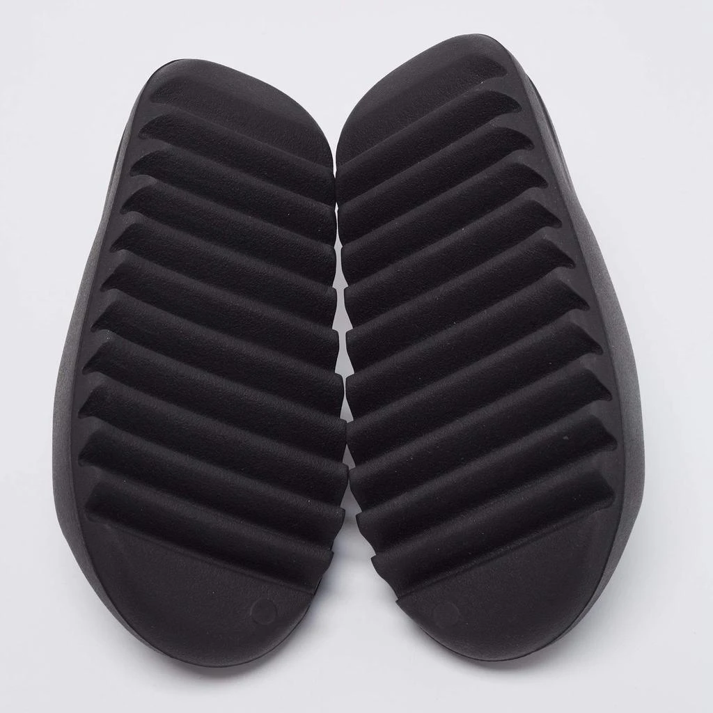 Yeezy x Adidas Black Rubber Onyx Flat Slides Size 38  商品