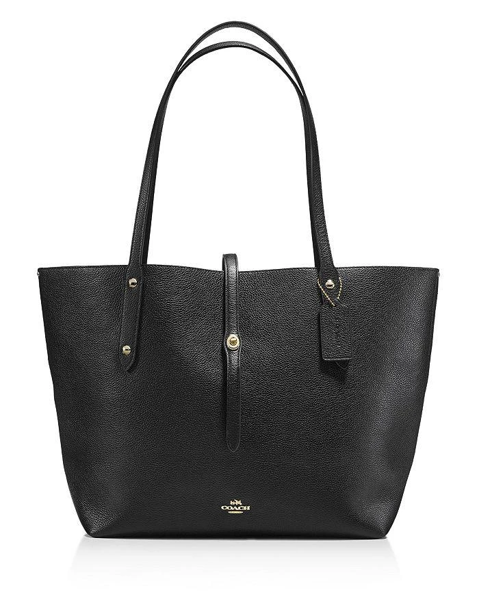 商品Coach|Leather Market Tote,价格¥1655,第1张图片