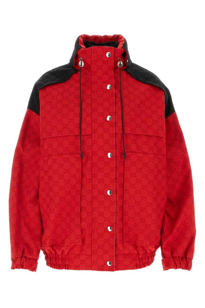 商品Gucci|Gucci GG High Neck Bomber Jacket,价格¥23266,第1张图片