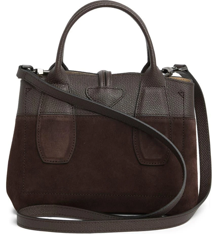 商品Longchamp|Toggle Button Mixed Leather Satchel,价格¥2627,第3张图片详细描述