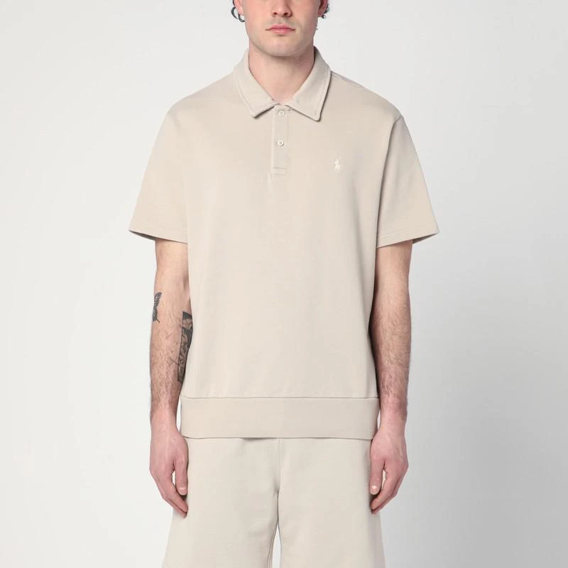 商品Ralph Lauren|Greige polo shirt in cotton,价格¥880,第1张图片