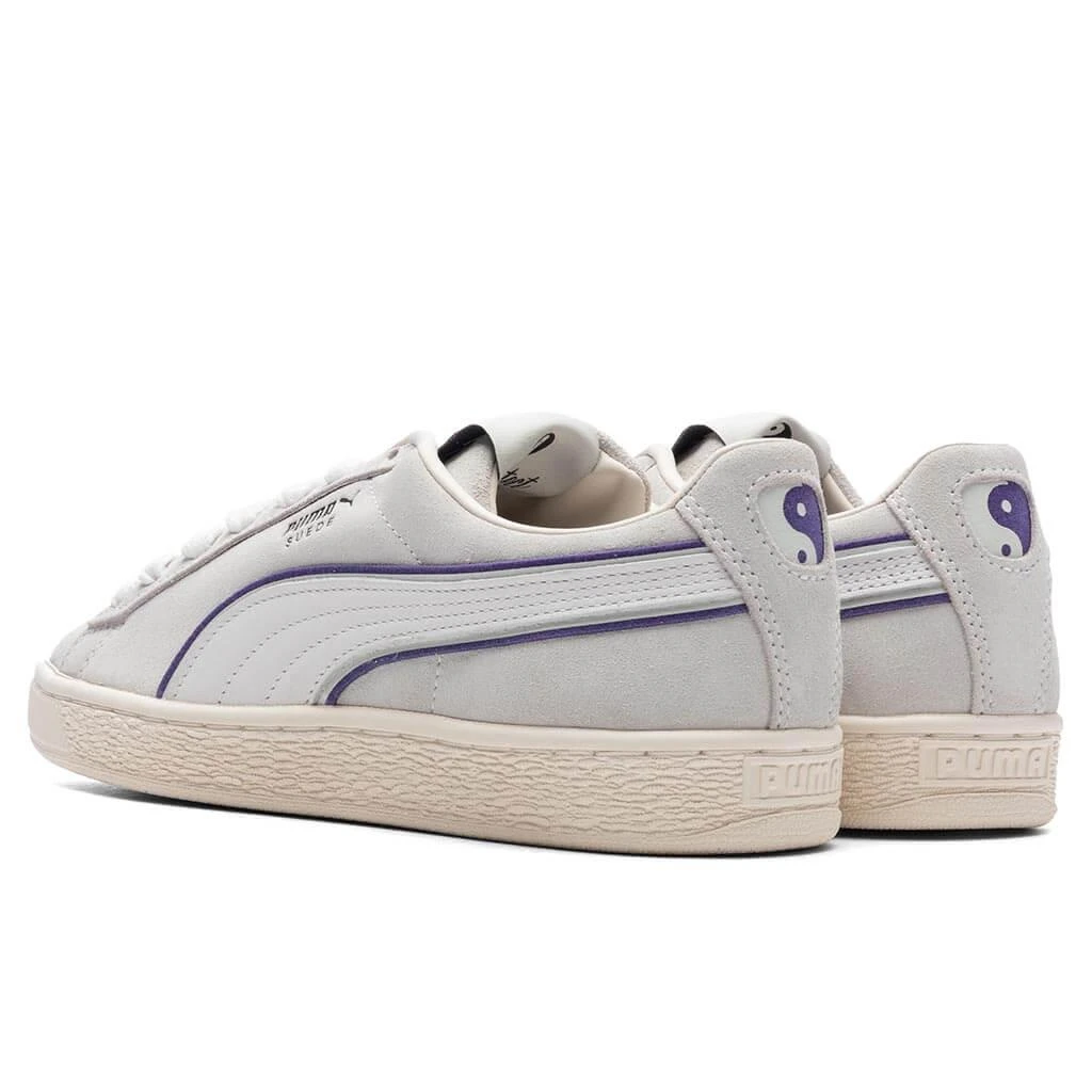 商品Puma|Puma x Lauren London Women's Suede - White/White,价格¥672,第3张图片详细描述