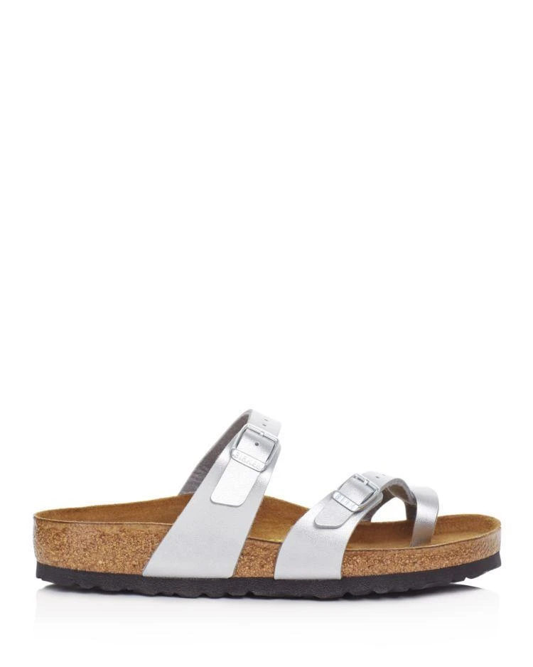 商品Birkenstock|Women's Mayari Metallic Buckled Slide Sandals,价格¥674,第2张图片详细描述