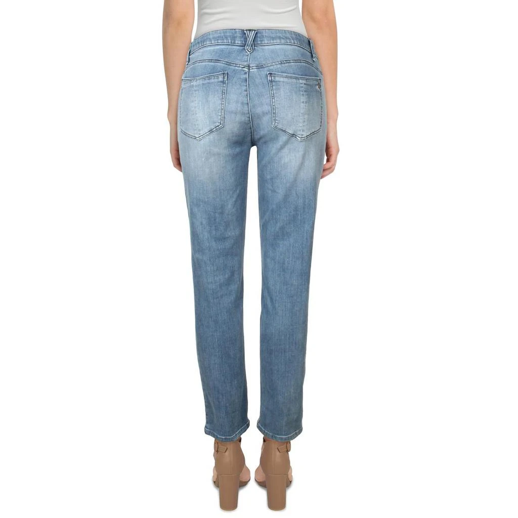 商品Democracy|Democracy Womens Petites Distressed Slimming Skinny Jeans,价格¥198,第2张图片详细描述