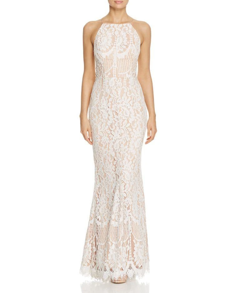 商品Jarlo|Lace Fit-and-Flare Gown ,价格¥1023,第1张图片