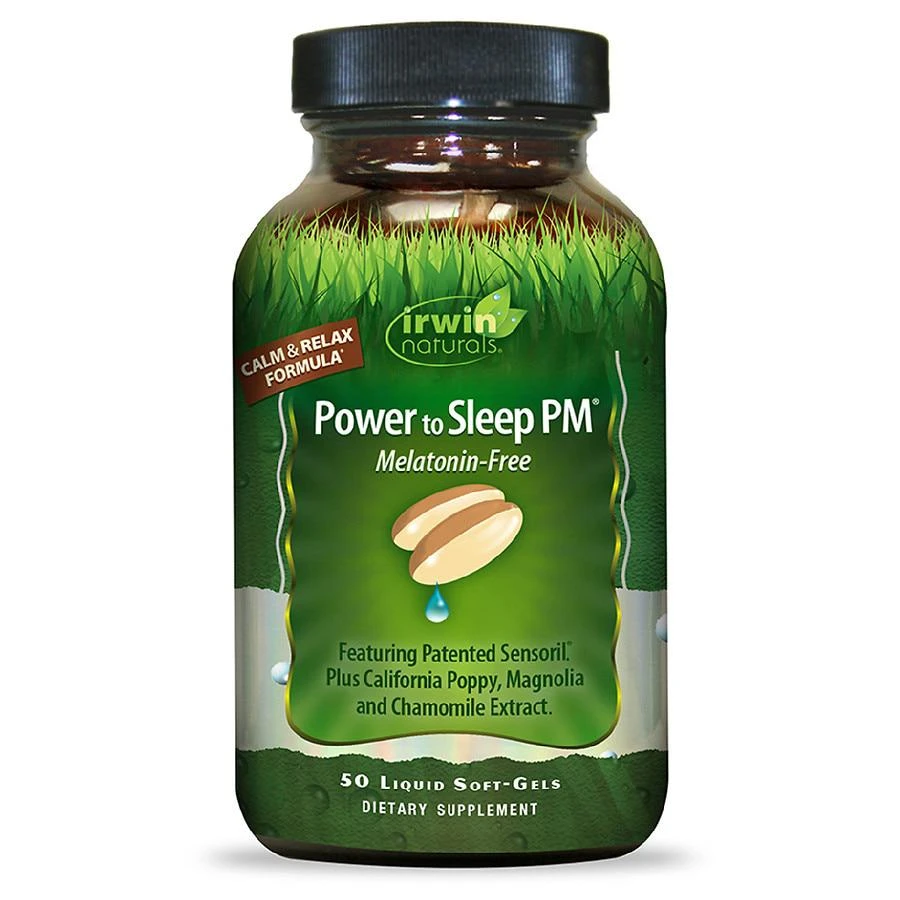 商品Irwin Naturals|Power to Sleep PM Liquid Soft-Gels,价格¥67,第1张图片