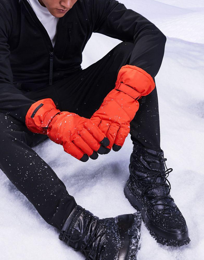 ASOS 4505 ski gloves in orange商品第3张图片规格展示