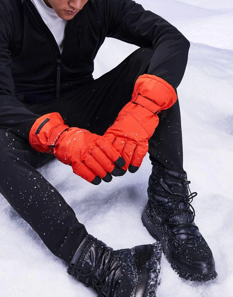 商品ASOS|ASOS 4505 ski gloves in orange,价格¥165,第3张图片详细描述