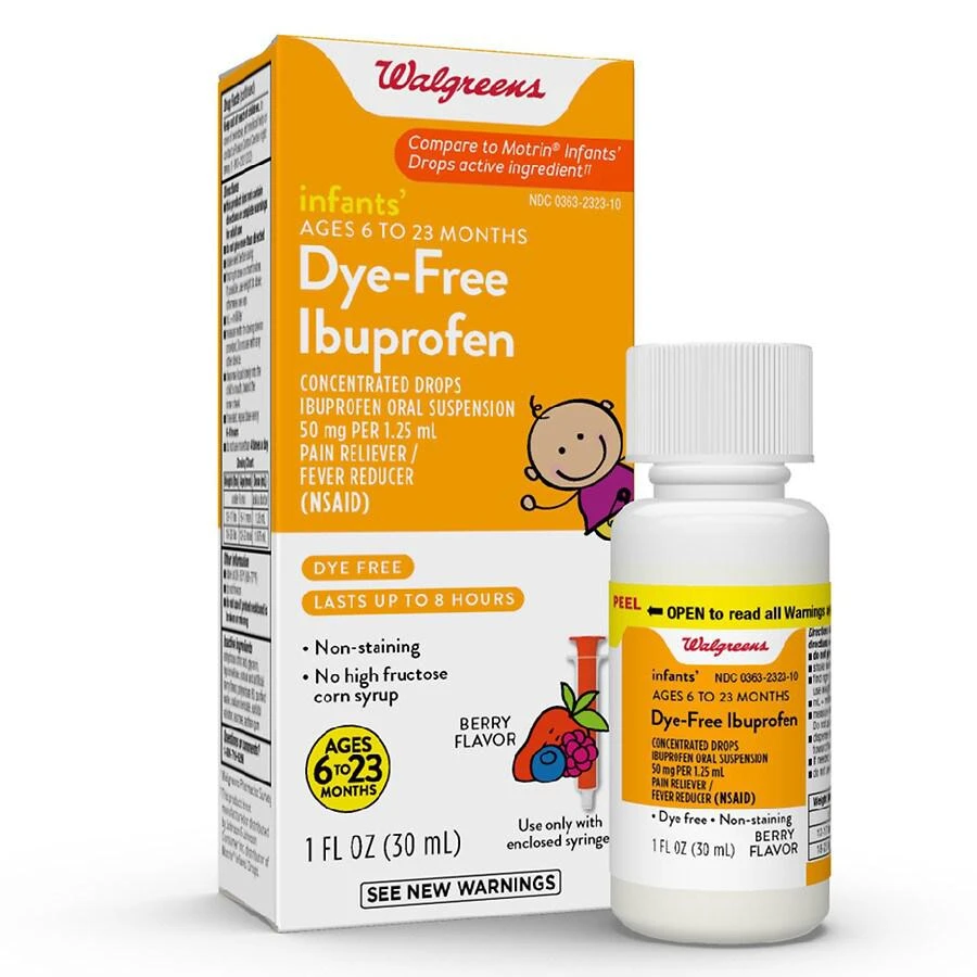 商品Walgreens|Infants' Ibuprofen Liquid Berry,价格¥71,第2张图片详细描述