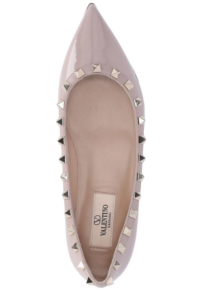 商品Valentino|Valentino Garavani Rockstud Ballerine Shoes,价格¥4875,第5张图片详细描述