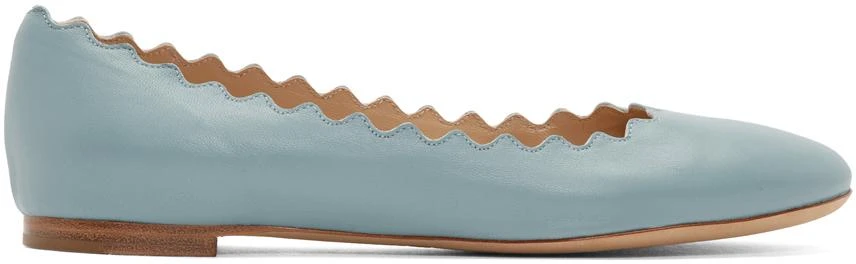 商品Chloé|Blue Lauren Ballerina Flats,价格¥3854,第1张图片